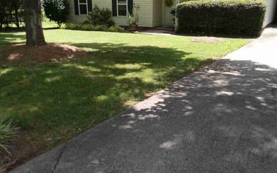 Photo of Melissa W.'s yard after getting lawn care in Iron Station, NC