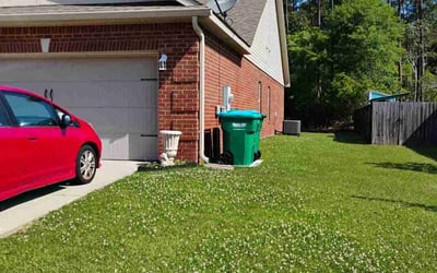 Photo of Dylan M.'s yard after getting lawn care in Gulfport, MS