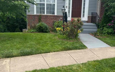Photo of Noah B.'s yard after getting lawn care in Hudson, NH