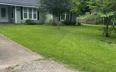 Photo of Garett M.'s yard after getting lawn care in Davison, MI