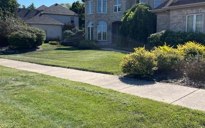 Photo of Valerie S.'s yard after getting lawn care in Dekalb, IL