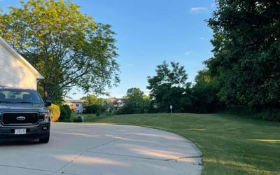 Photo of Eftin E.'s yard after getting lawn care in Kaukauna, WI
