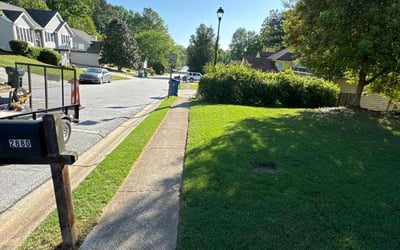 Photo of Blair A.'s yard after getting lawn care in Phenix City, AL