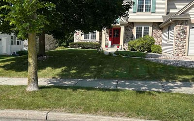 Photo of Carole K.'s yard after getting lawn care in Waukesha, WI