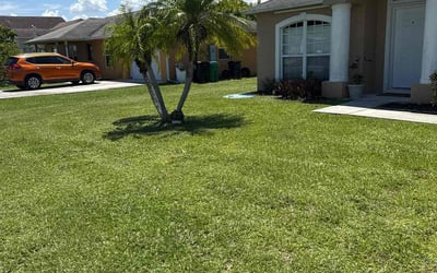 Photo of Dave K.'s yard after getting lawn care in New Berlin, WI