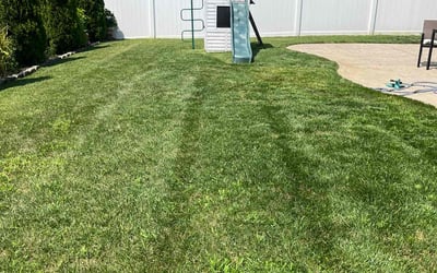 Photo of Melinda V.'s yard after getting lawn care in Brick, NJ