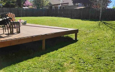 Photo of Maurice A.'s yard after getting lawn care in Newberg, OR