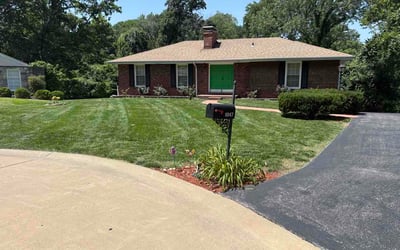 Photo of Chantel A.'s yard after getting lawn care in Raeford, NC
