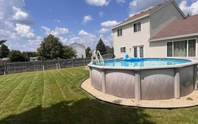 Photo of Richard K.'s yard after getting lawn care in Sheboygan, WI