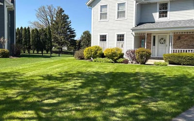 Photo of Peter A.'s yard after getting lawn care in Oak Creek, WI