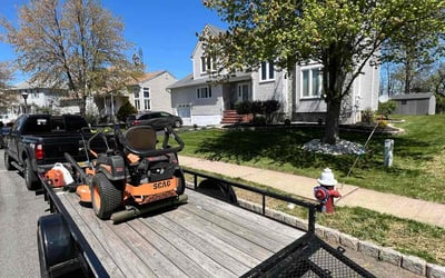 Photo of michael m.'s yard after getting lawn care in Basking Ridge, NJ