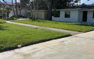 Photo of Haydar B.'s yard after getting lawn care in Vidor, TX