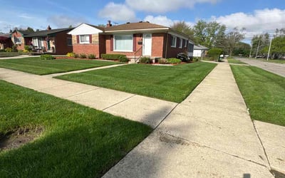 Photo of Duane D.'s yard after getting lawn care in Muskegon, MI