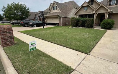 Photo of Mac R.'s yard after getting lawn care in Chesterfield, VA