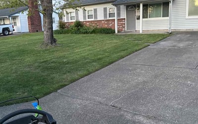 Photo of Shaf A.'s yard after getting lawn care in Virginia Beach, VA