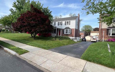 Photo of Gbenga O.'s yard after getting lawn care in Havertown, PA