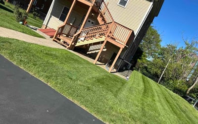 Photo of Jeremiah C.'s yard after getting lawn care in Cranberry Twp, PA
