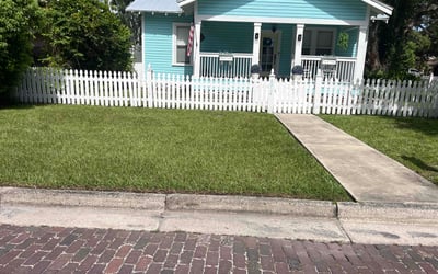 Photo of Alejandro S.'s yard after getting lawn care in Shelbyville, IN