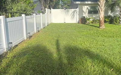 Photo of Mark B.'s yard after getting lawn care in Huntsville, AL