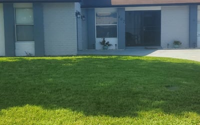 Photo of Paul C.'s yard after getting lawn care in Peabody, MA