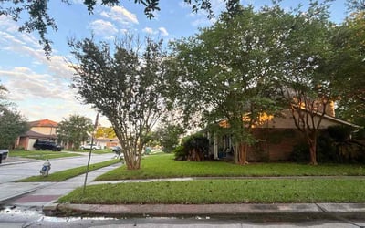 Photo of Earth B.'s yard after getting lawn care in Dallas, NC