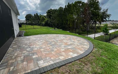 Photo of Abigail S.'s yard after getting lawn care in Blanchard, OK