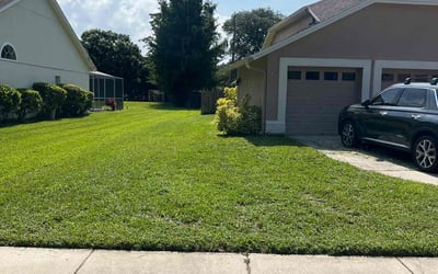 Photo of Deshawn S.'s yard after getting lawn care in Charlotte, NC