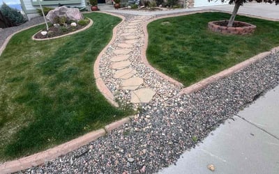 Photo of Deborah K.'s yard after getting lawn care in Castle Rock, CO