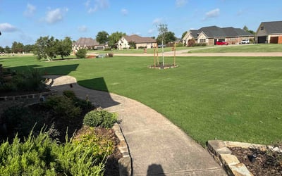 Photo of Jimmy T.'s yard after getting lawn care in Bethel, CT