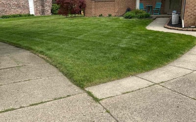 Photo of Joshua H.'s yard after getting lawn care in Davison, MI