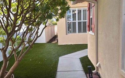 Photo of Jason F.'s yard after getting lawn care in Carlsbad, CA