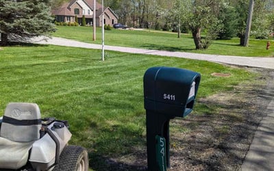 Photo of Jason K.'s yard after getting lawn care in Palos Heights, IL
