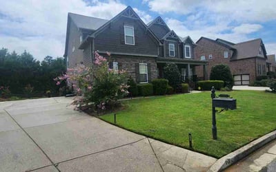 Photo of Michael E.'s yard after getting lawn care in Anderson, IN