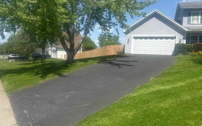 Photo of Maureen D.'s yard after getting lawn care in Spencerport, NY