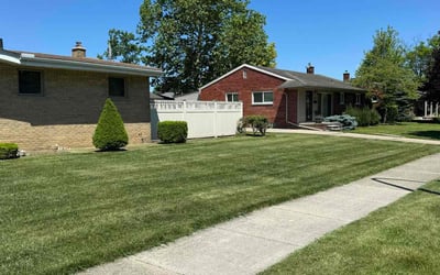Photo of Noel L.'s yard after getting lawn care in Trenton, MI