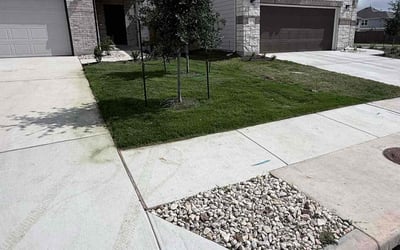 Photo of Ursula S.'s yard after getting lawn care in Leander, TX