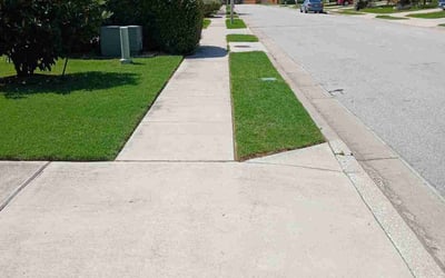 Photo of Melinda M.'s yard after getting lawn care in Liverpool, NY