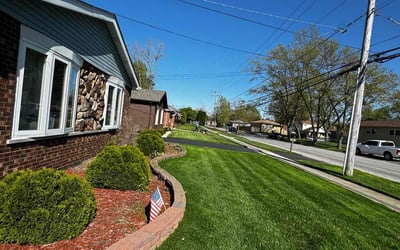 Photo of Bob s.'s yard after getting lawn care in Crestwood, IL