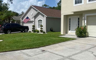 Photo of Rachel H.'s yard after getting lawn care in Marysville, OH