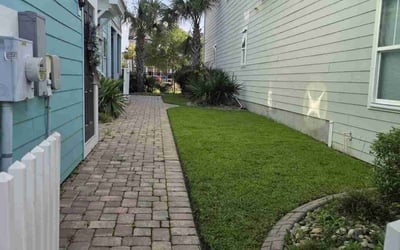 Photo of Madeline F.'s yard after getting lawn care in Crestview, FL