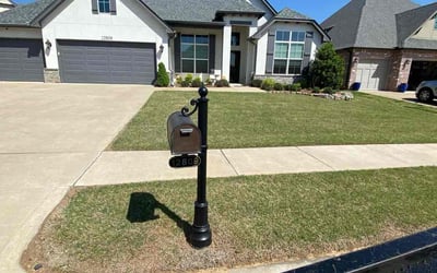 Photo of Kenn W.'s yard after getting lawn care in Jenks, OK