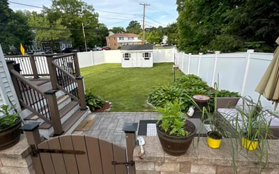 Photo of Jonathan E.'s yard after getting lawn care in Norwood, MA