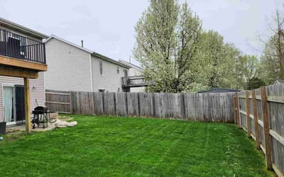 Photo of Dee J.'s yard after getting lawn care in Greenville, MI