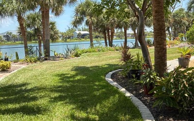 Photo of Melvin L.'s yard after getting lawn care in Sanibel, FL