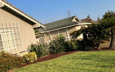 Photo of Erin P.'s yard after getting lawn care in Cerritos, CA