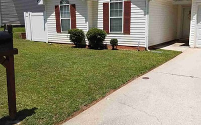 Photo of Tanner D.'s yard after getting lawn care in Little Elm, TX