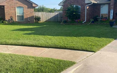 Photo of Jonnah O.'s yard after getting lawn care in Canonsburg, PA