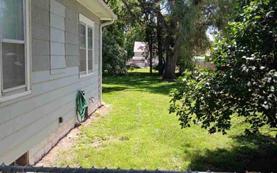 Photo of Fran M.'s yard after getting lawn care in Council Bluffs, IA
