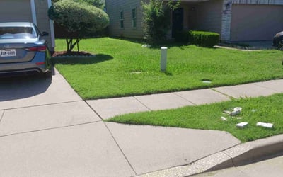 Photo of Bondy B.'s yard after getting lawn care in Hauppauge, NY