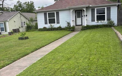 Photo of Mindy H.'s yard after getting lawn care in Menasha, WI